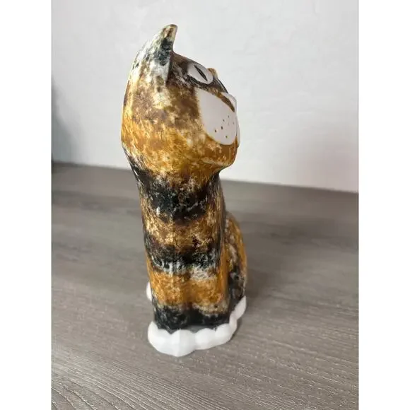 Calico CAT Ceramic Vase /‎ Figurine by Dalton Pottery Studio Scotland - Picture 6 of 8